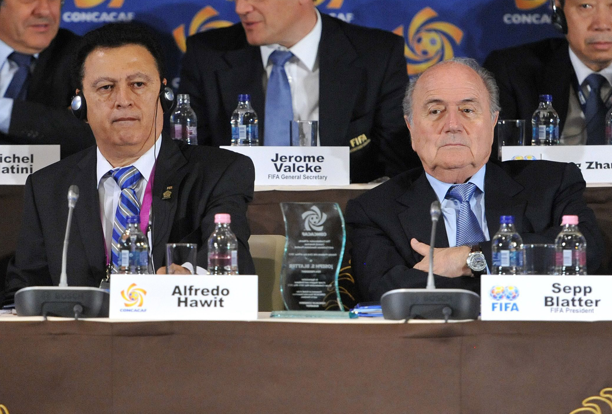 Two top FIFA officials arrested over bribes