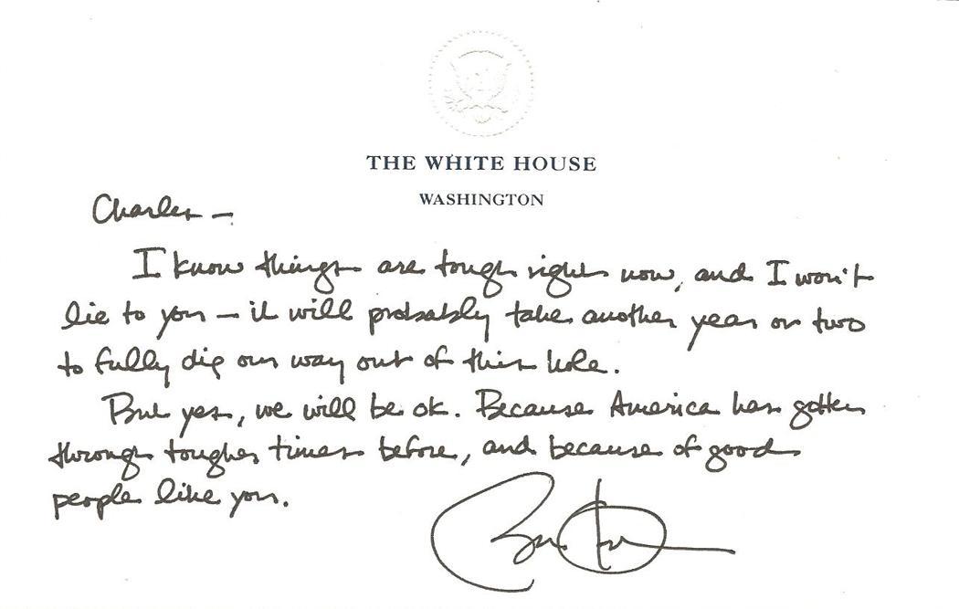 Privately, Obama sees recovery 1-2 years off