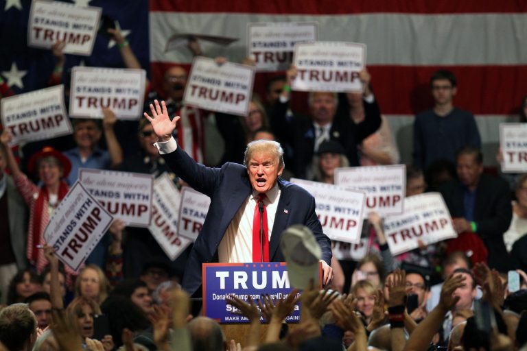 New poll shows 52 percent of Americans support Donald Trump's illegal immigrant deportation plan. (AP Photo/Lance Iversen)