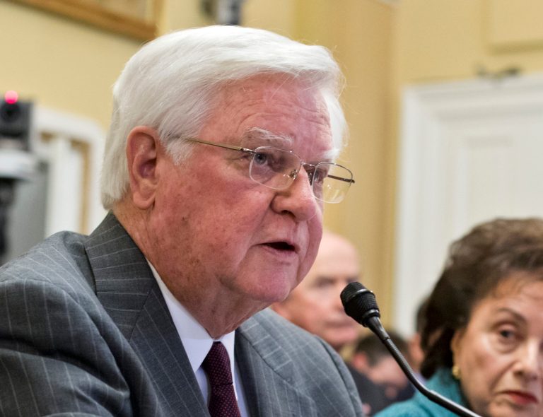 House Appropriations Committee Chairman Rep. Hal Rogers, R-Ky., testifies on Capitol Hill in Washington on Jan. 14.  (AP Photo/J. Scott Applewhite, File)