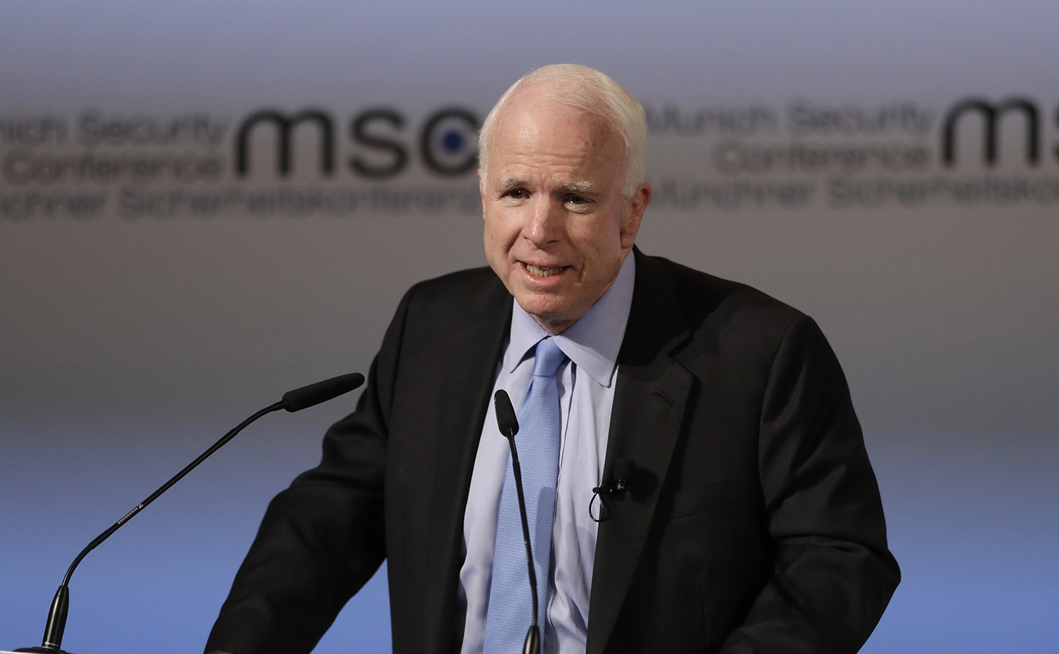 McCain tells Europe: Trump team ‘in disarray’