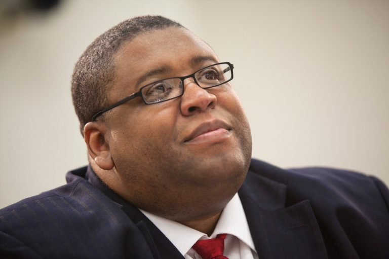 Then-National Highway Traffic Safety Administrator David Strickland testifies before a House subcommittee on Capitol Hill in Washington in May 2010. (AP Photo/Evan Vucci)