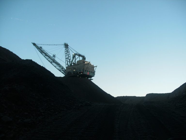   This undated image provided by Ambre Energy shows coal mining equipment at work in the Decker coal mine located near Decker, Mont. Ambre Energy of Australia is buying out Cloud Peak Energyâs stake in the mine in a deal that could boost U.S. coal exports through West Coast ports. (AP Photo/Ambre Energy)  