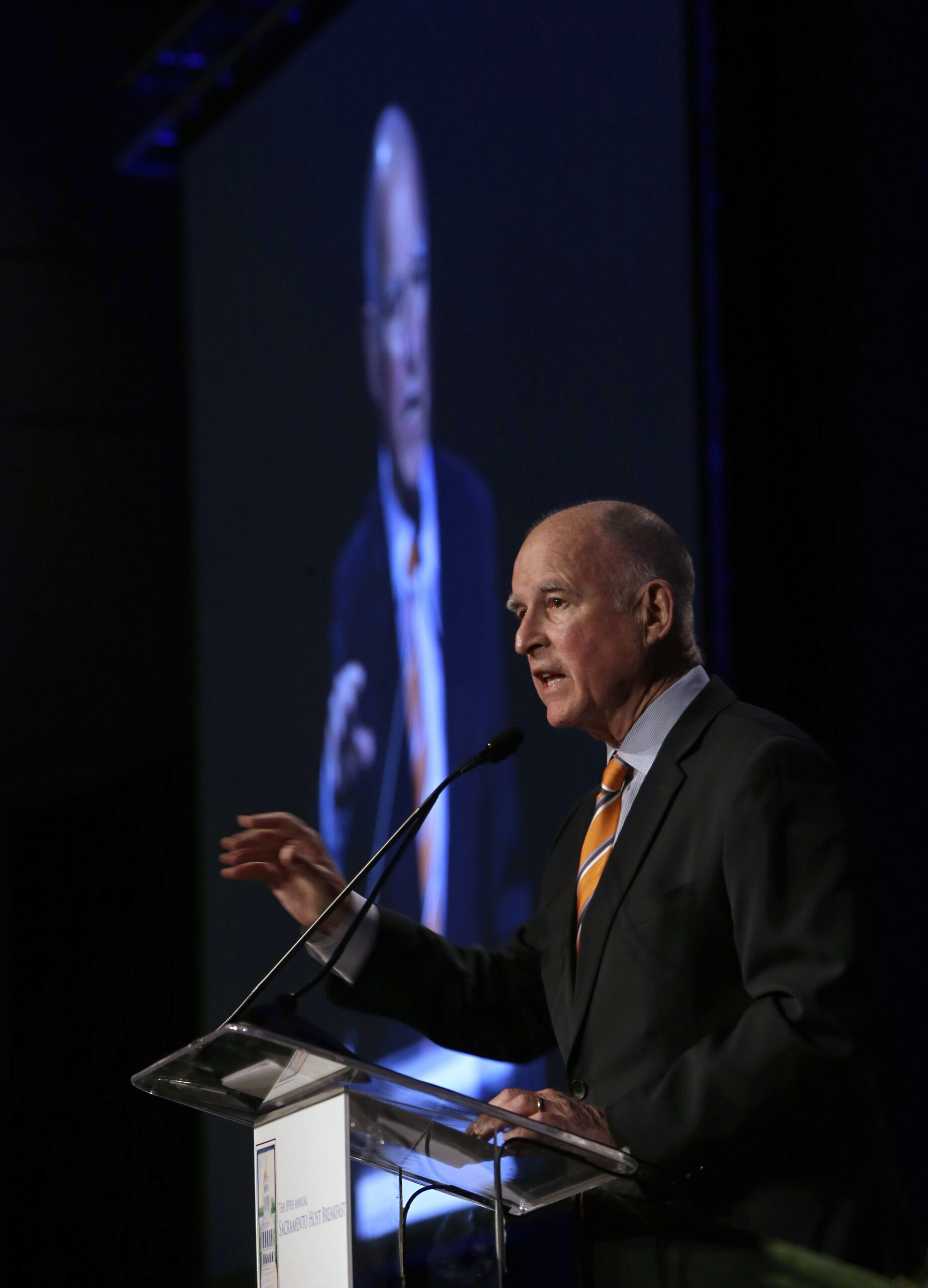 Brown details record, challenges facing California