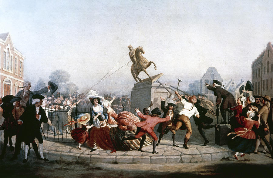 As we debate Confederate statues, recall how Americans treated British statues during the Revolutionary War