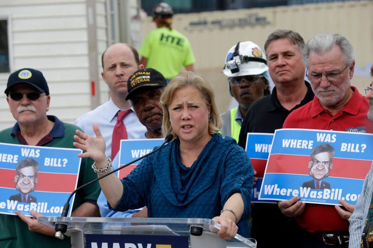 The Democratic Senatorial Campaign Committee has canceled its television advertising reservations in Louisiana, where Sen. Mary Landrieu faces a run-off. (AP Photo)