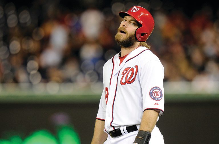 Greg Fiume/Getty Images
Right fielder Jayson Werth went hitless in four at-bats and the Nationals failed to score a run in a loss to the Cardinals at Nationals Park on Tuesday.
