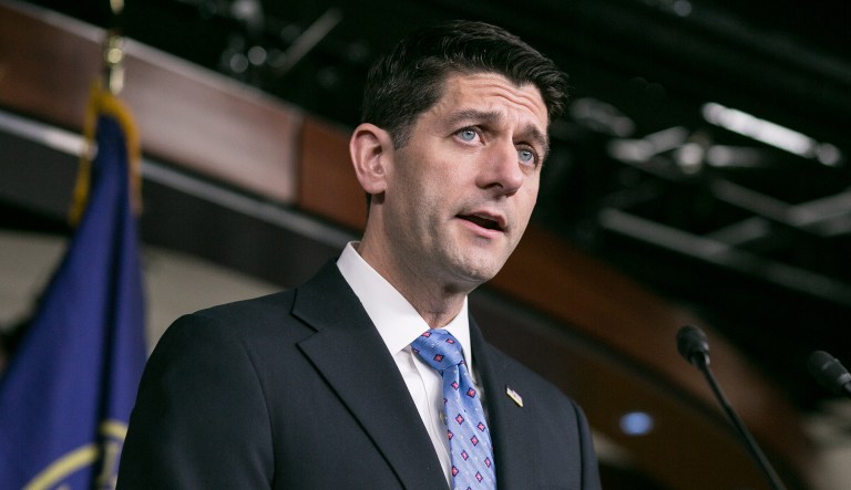 House Speaker Paul Ryan said Thursday that Trump's tweets about two MSNBC hosts hurt Republican attempts to create a more civil tone in Congress. (Graeme Jennings/Washington Examiner)