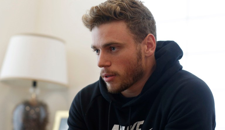 U.S. Olympic skier Gus Kenworthy tweeted Thursday that he broke his thumb during practice. He also said, 