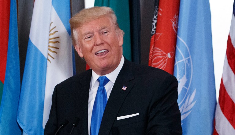 President Trump's approval rating has rebounded after a summer of record low numbers. (AP Photo/Evan Vucci)