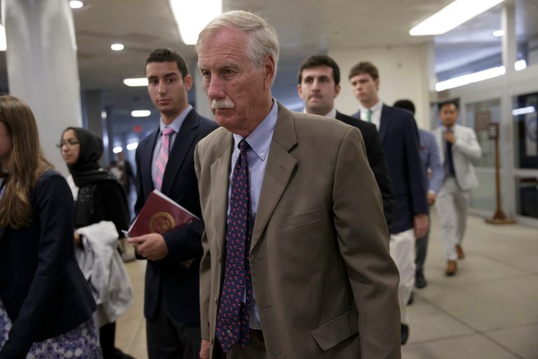 Angus King, who praised the designation as a chance for an improvement in the recreation economy in central Maine, urged state residents to be open to the change. (AP Photo)