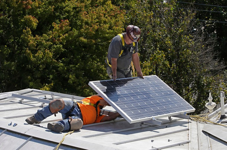 The summit will note the economic and national security benefits of renewable energies such as solar. (AP Photo/Rich Pedroncelli)