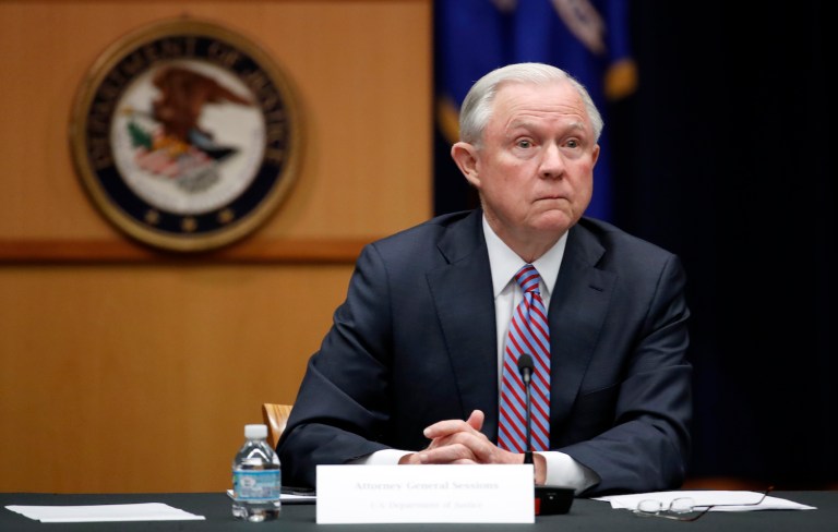 During his confirmation hearing, Sessions said he had no contacts with Russian officials in 2016, but it was later revealed he met with Kislyak twice. (AP Photo/Alex Brandon, File)