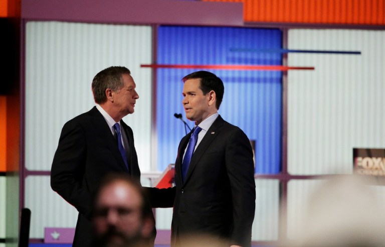 John Kasich campaign chief strategist John Weaver released a memo criticizing Marco Rubio's long-term viability in an apparent effort to push back against those pressuring the governor to leave the race. (AP Photo)