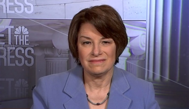 Amy Klobuchar, a Democrat, said on NBC's 