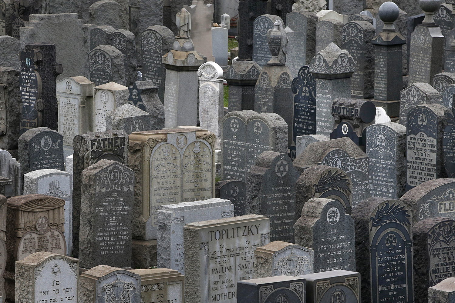 Tombstones toppled at NY Jewish cemetery