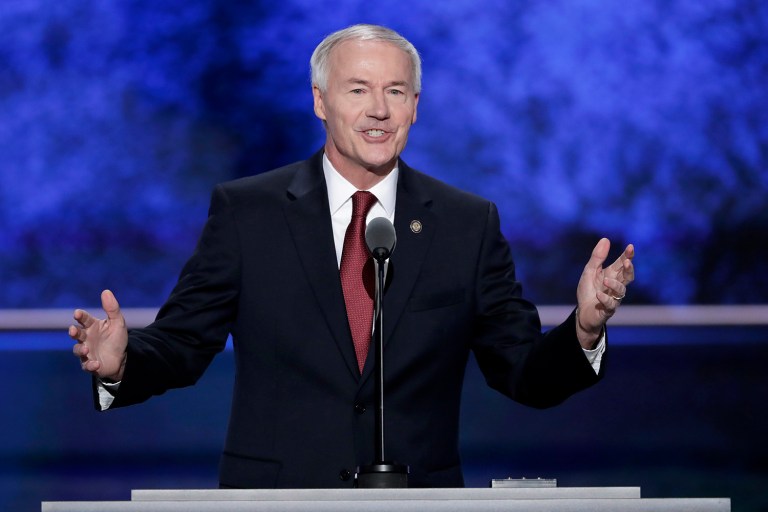Gov. Asa Hutchinson of Arkansas said that he supported Donald Trump because 