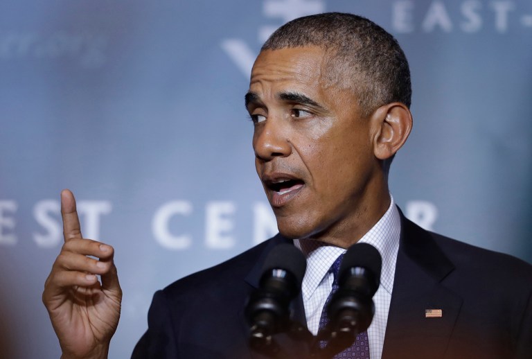 President Obama seeks new relationship with Native Americans amid ongoing opposition in North Dakota over the Dakota Access oil pipeline being built near Indian lands. (AP Photo/Carolyn Kaster)