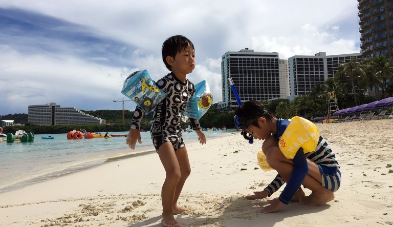 The island has yet to escalate its threat level. (AP Photo/Tassanee Vejpongsa)