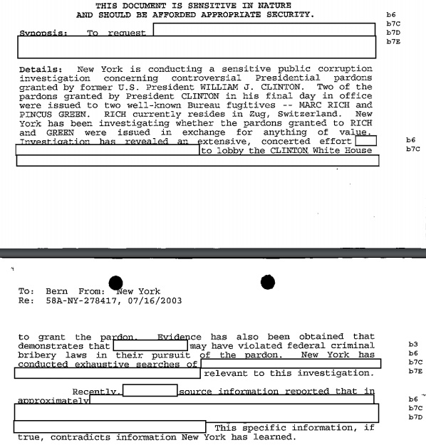 FBI Releases 500 More Pages of Clinton Foundation Investigation Documents