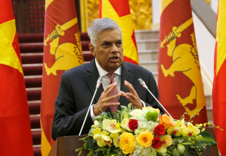 The session was important for Sri Lanka's coalition government, led by President Maithripala Sirisena and Prime Minister Ranil Wickremesinghe. (AP Photo/Tran Van Minh)