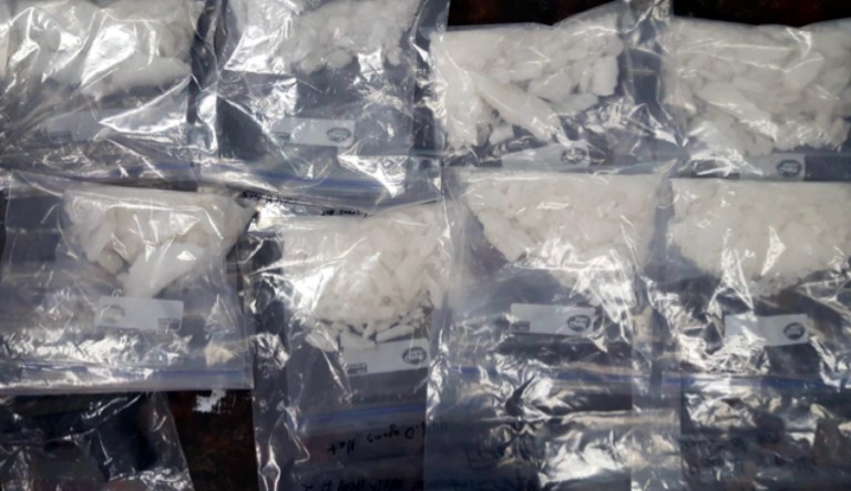 A man's claim that he couldn't be charged for both possession and conspiracy to distribute methamphetamine was thwarted the moment he used some of the methamphetamine himself, a Montana Supreme Court justice said. (Kauai Police Department via AP)