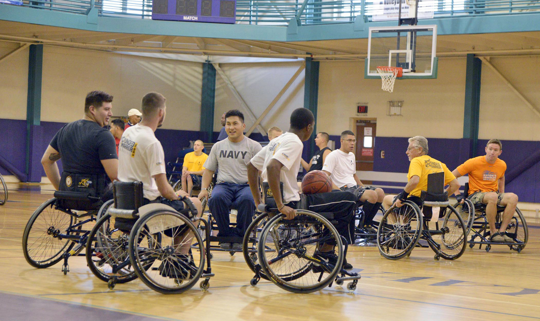 Wounded Warriors try out to represent Navy