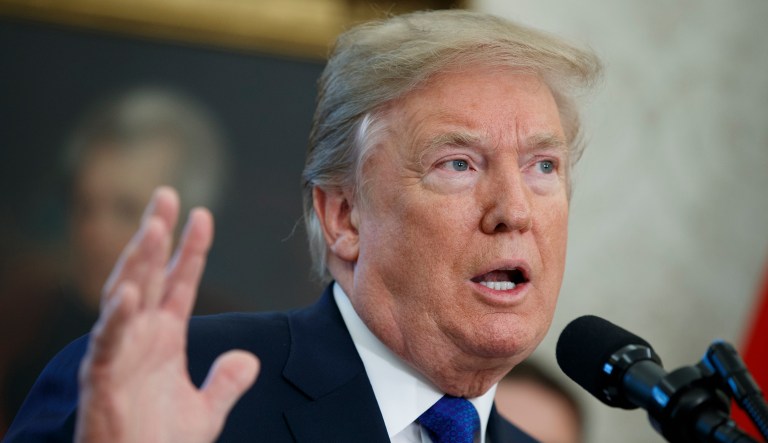 If the government wants to line the pockets of insurance companies with taxpayer dollars, Congress needs to appropriate it. (AP Photo/Evan Vucci)