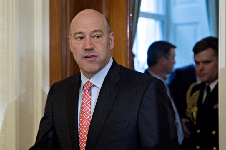 Gary Cohn, the head of Trump's National Economic Council, said that overhauling the two government-sponsored enterprises is 