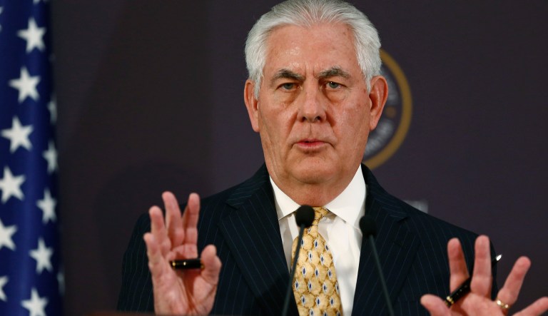Secretary of State Rex Tillerson has not been eager to combat the threat, saying he's not sure the U.S. can do much to counter Russian interference in elections. (AP Photo/Burhan Ozbilici)