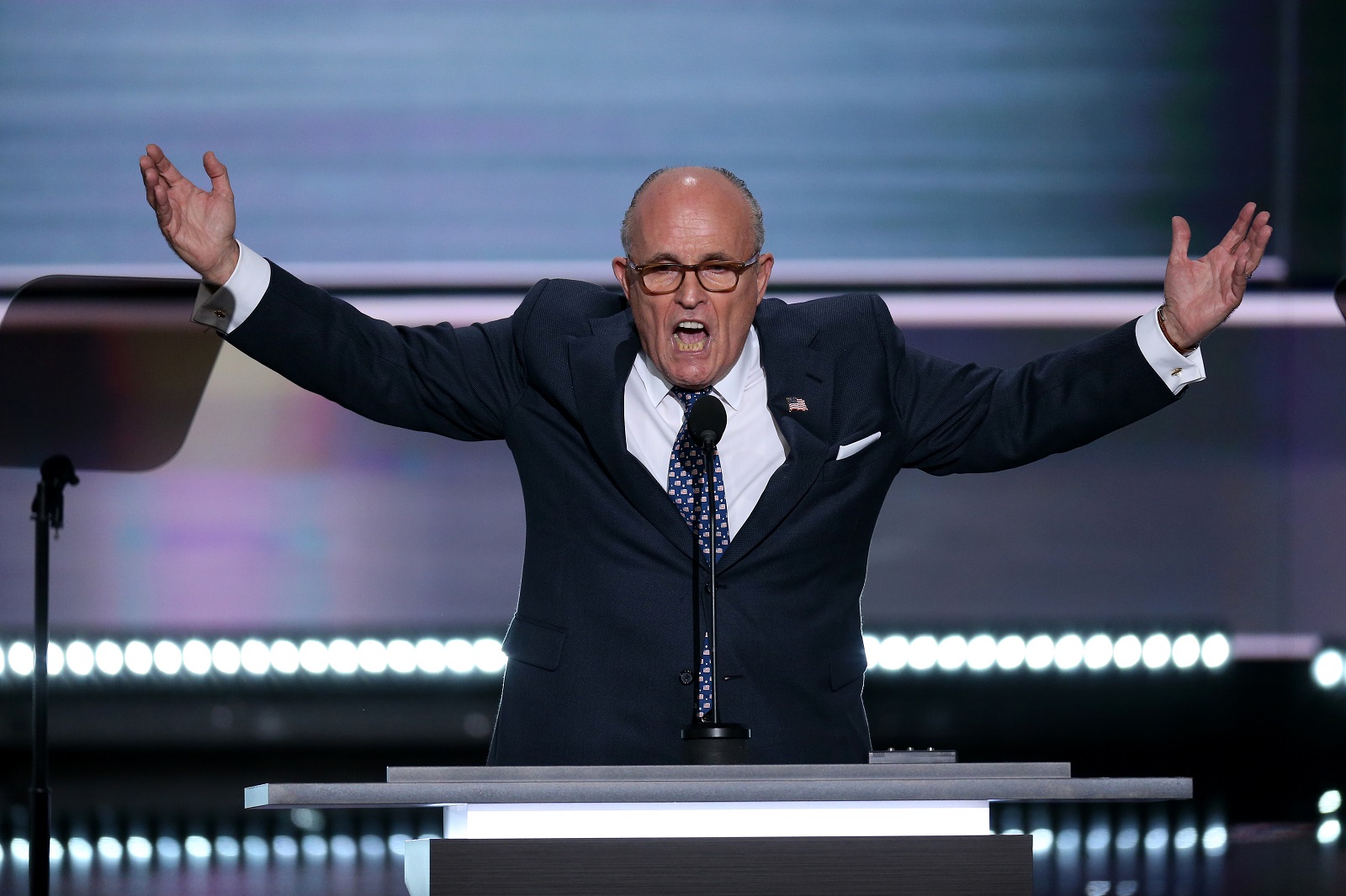 Giuliani slams Dems: ‘Not even a moment of silence’ for slain Catholic priest?