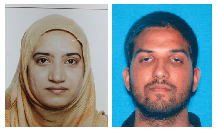 Officials also confirmed Syed Rizwan Farook and his wife Tashfeen Malik had practiced dry-firing, or pulling the trigger of an unloaded gun, in the backyard of another southern California home. (AP Photo via the FBI)