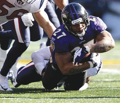 Rob Carr/Getty Images
Ray Rice was second in the NFL with 1,364 rushing yards and also totaled 704 receiving yards.