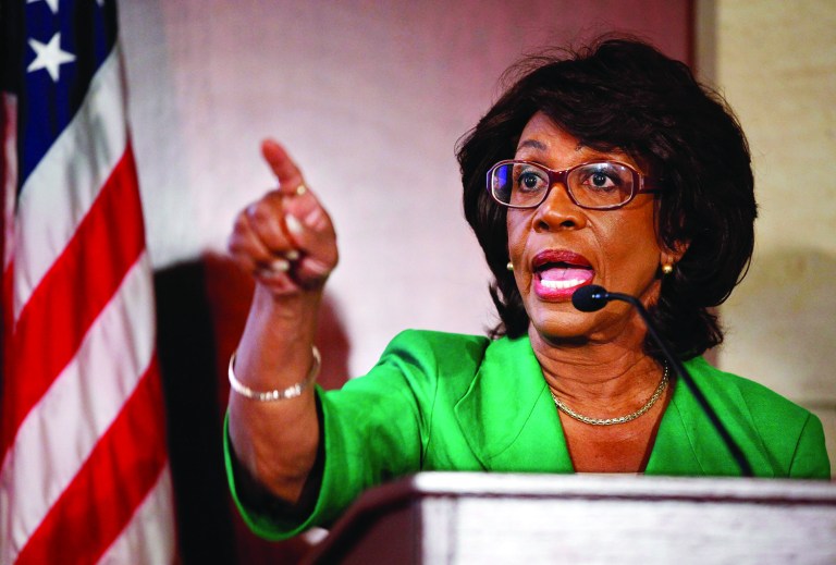 Rep. Maxine Waters (D-CA) holds a news conference to challenge the charges made against her by the House of Representatives ethics committee at the U.S. Capitol August 13, 2010 (Photo by Chip Somodevilla/Getty Images) 