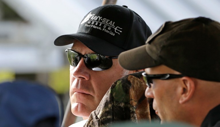 Zinke responded to a viral photo claiming to show him with a dead elephant. (AP Photo/Alan Diaz)