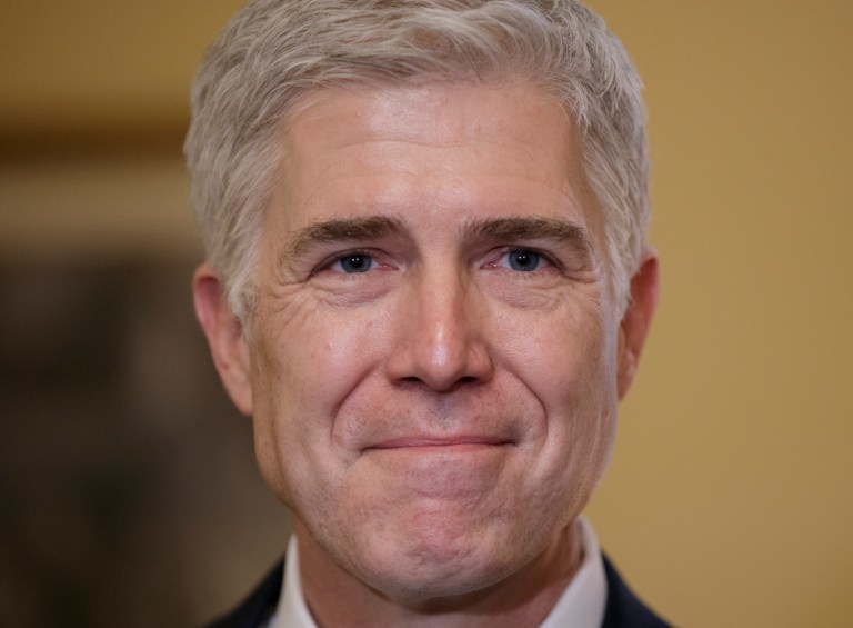 Five minutes of reading could have cleared up that Gorsuch did not want to ban military recruiters fro Columbia University. (AP Photo/J. Scott Applewhite)