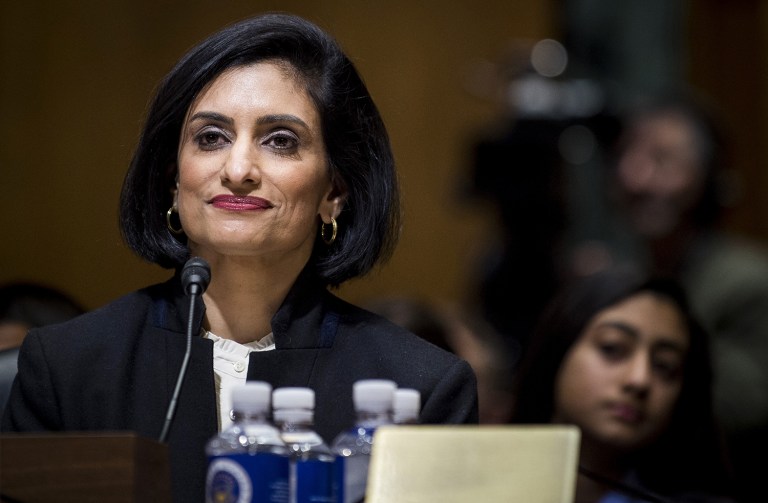 The Senate voted to end debate on the nomination of Seema Verma by 54-44, setting up a final confirmation vote that is likely to be held next week. (Pete Marovich/Bloomberg)