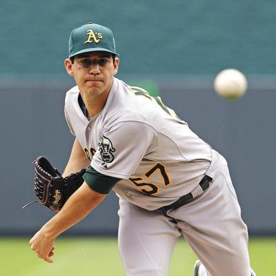 Charlie Riedel/APTommy Milone has a 4.48 ERA this year.