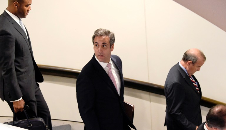 Michael Cohen, President Trump's personal attorney, said he had not been reimbursed after paying adult film star Stormy Daniels with his own money.