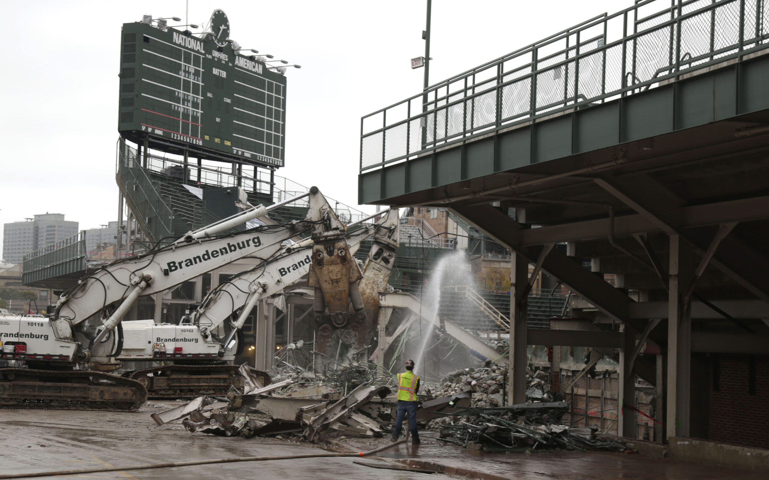 Renovation project at Wrigley in full swing