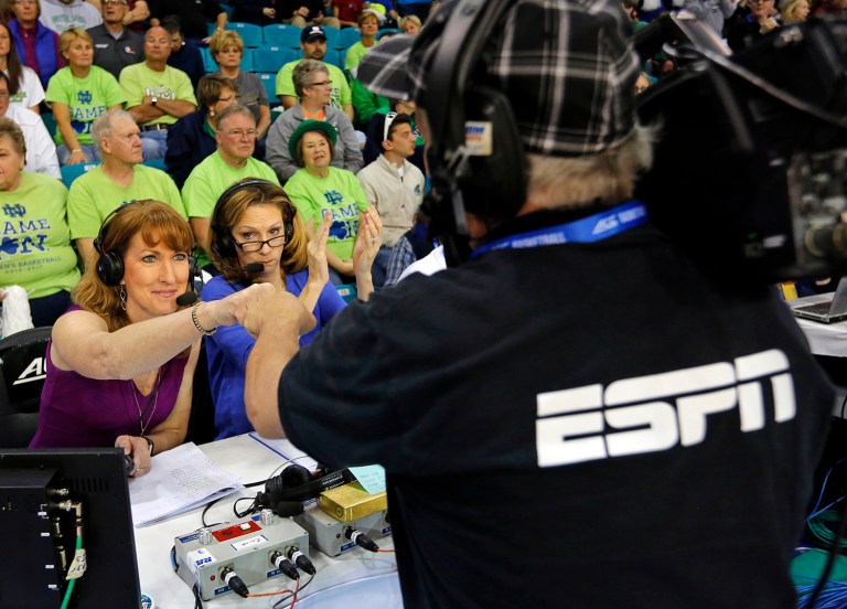 Going left isn't what killed ESPN — it's just accelerating its demise. (AP Photo/Mic Smith)