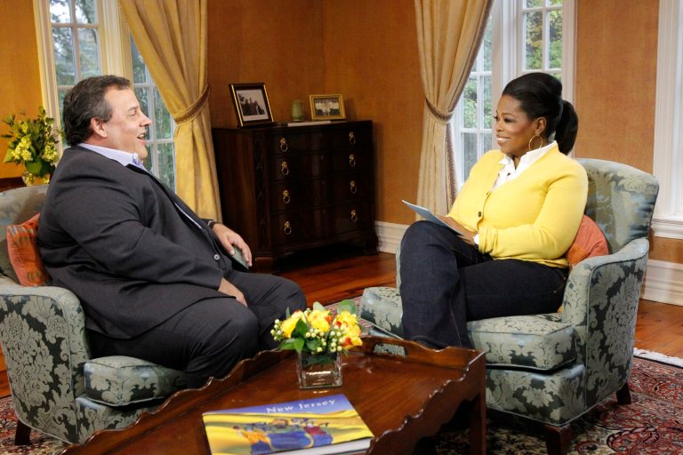 Christie, Oprah talk about weight, love, politics