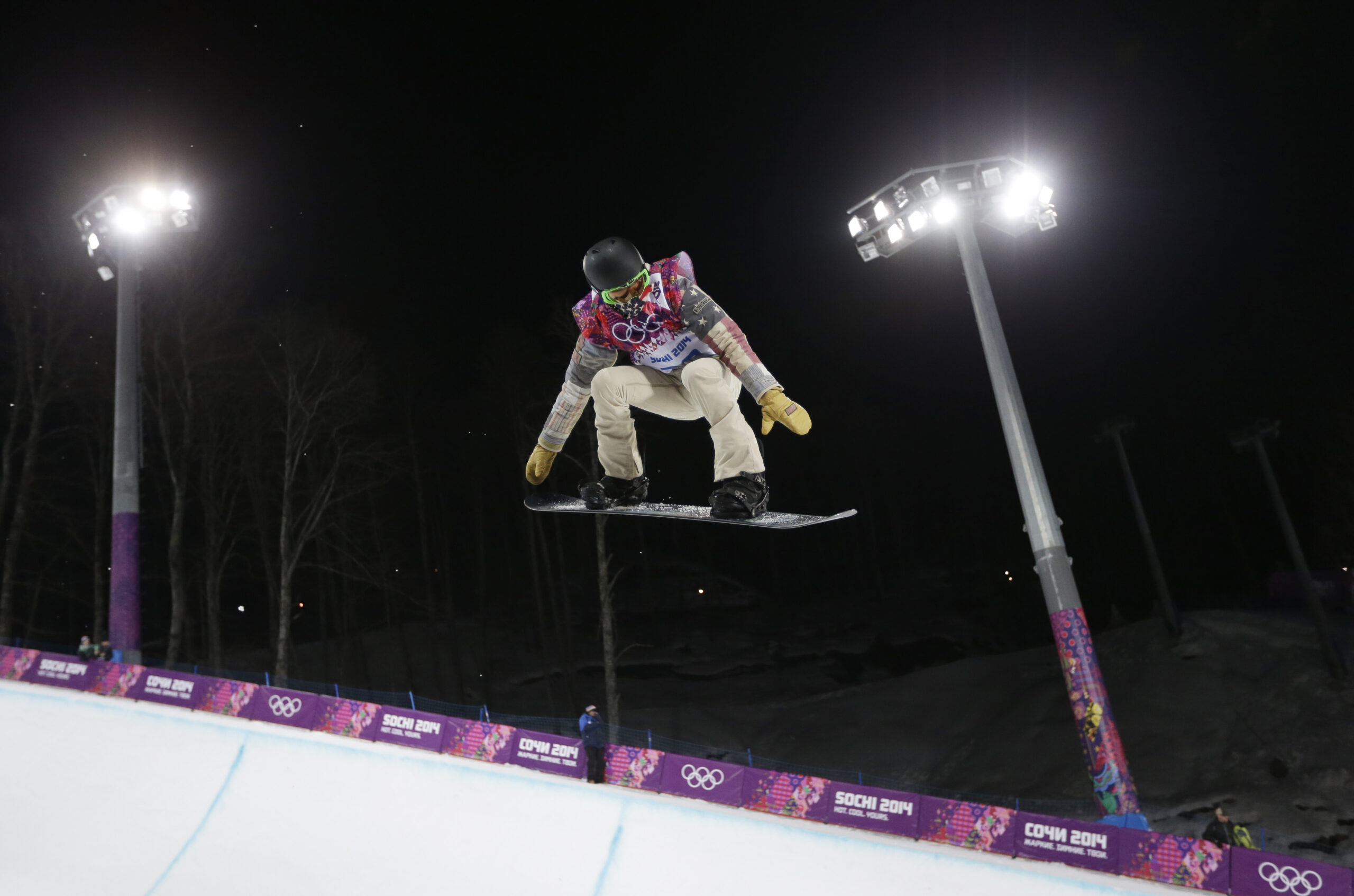 Olympic halfpipe problems mounting