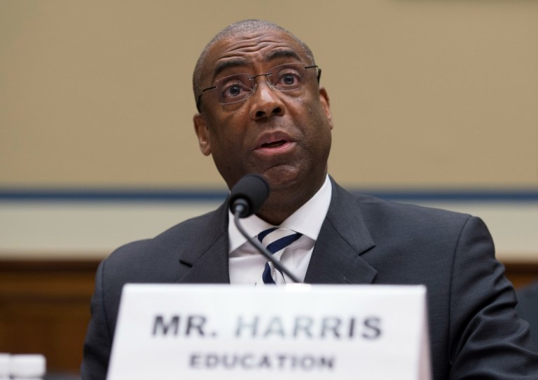 Danny Harris, who has been the Education Department's CIO since 2008, was the subject of an investigation that found he had hired subordinates to work on side businesses. (AP Photo)