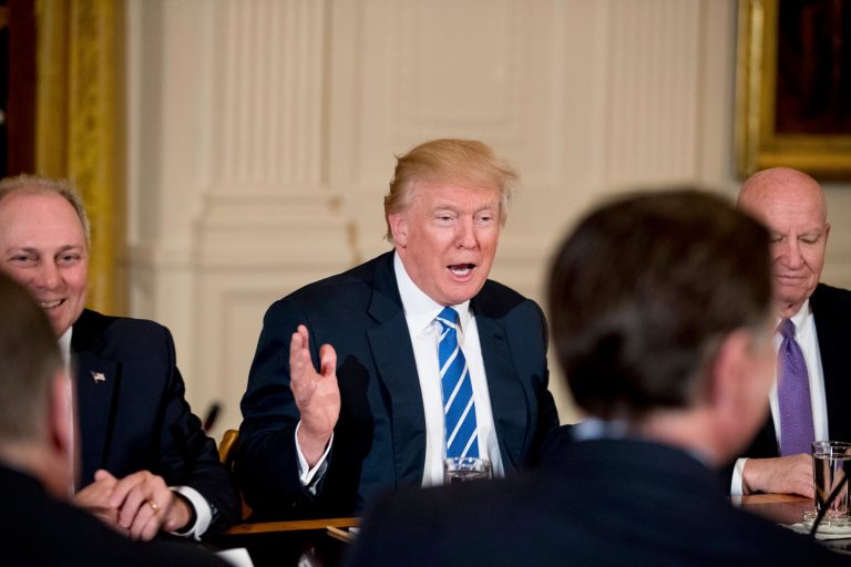 The White House has said Trump is in full-blown sell mode on the healthcare bill. (AP Photo/Andrew Harnik)