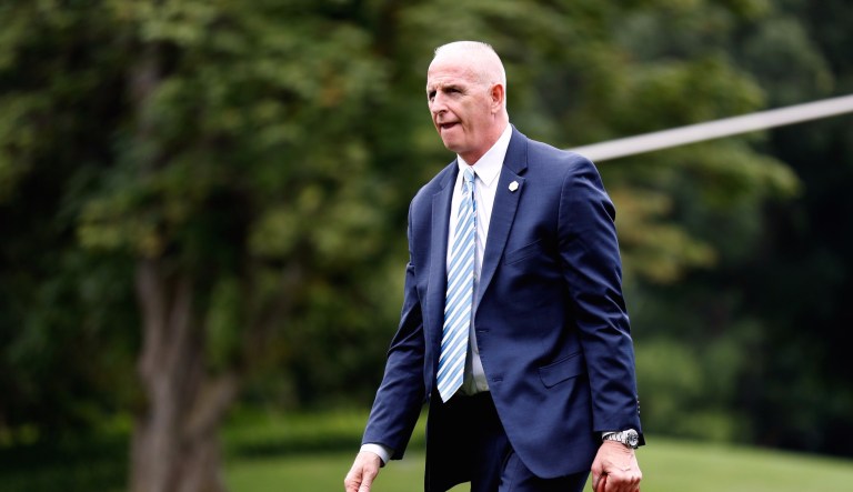 This coming week, lawmakers intend to question Keith Schiller, President Trump's longtime bodyguard and confidant, regarding a trip he took with the president to Moscow back in 2013. (AP Photo/Alex Brandon)