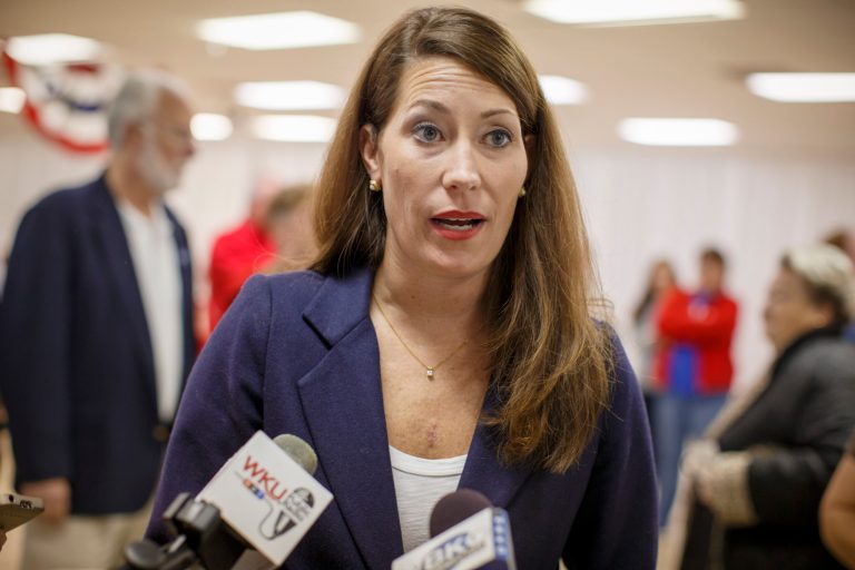 Alison Lundergan Grimes was supposed to be one of her party's most promising political talents yet to be she seemed like nothing special. (AP Photo/J. Scott Applewhite)