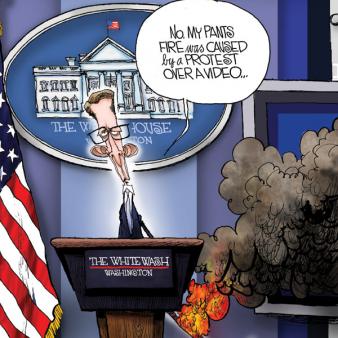 Jay Carney’s Pants on Fire