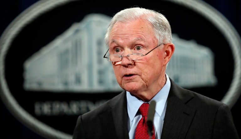 Attorney General Jeff Sessions is rescinding a policy that had let legalized marijuana flourish without federal intervention across the country. That's according to two people with direct knowledge of the decision. (AP Photo/Carolyn Kaster, File)