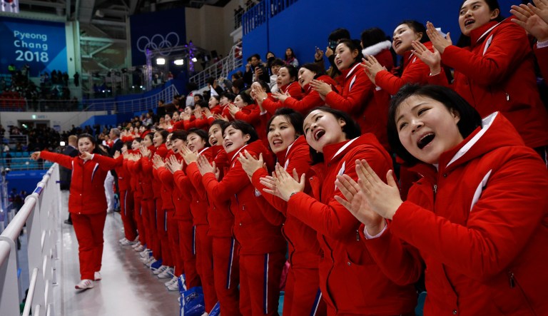 Here are all the media headlines that gave soft and fluffy coverage to North Korea over the first weekend of the 2018 Winter Olympics. (AP Photo/Jae C. Hong)